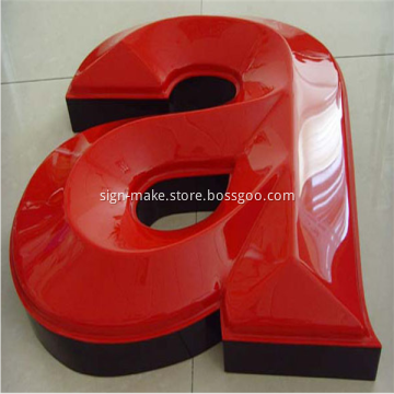 Advertising Vacuum Formed Plastic Sign Letters